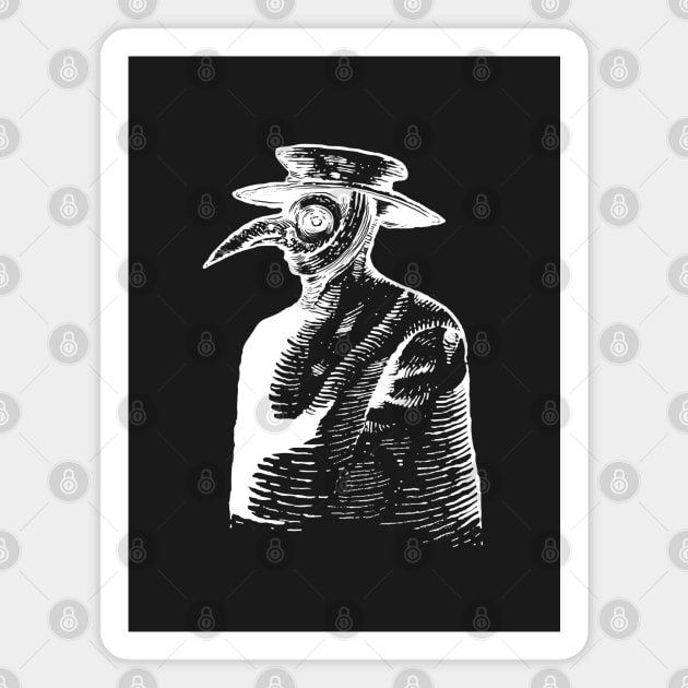 Plague Doctor Magnet by LadyMorgan